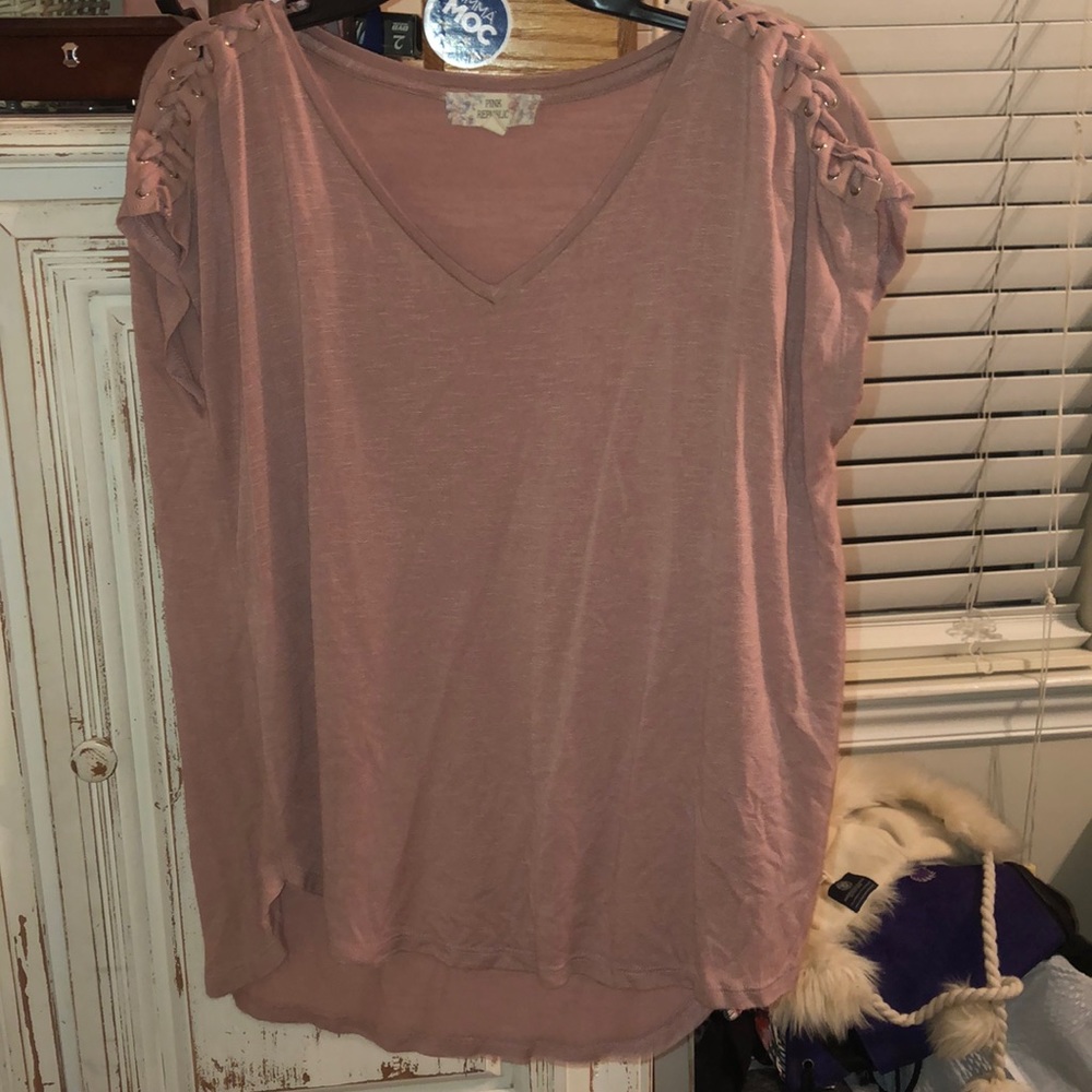 Bloch pink shirt